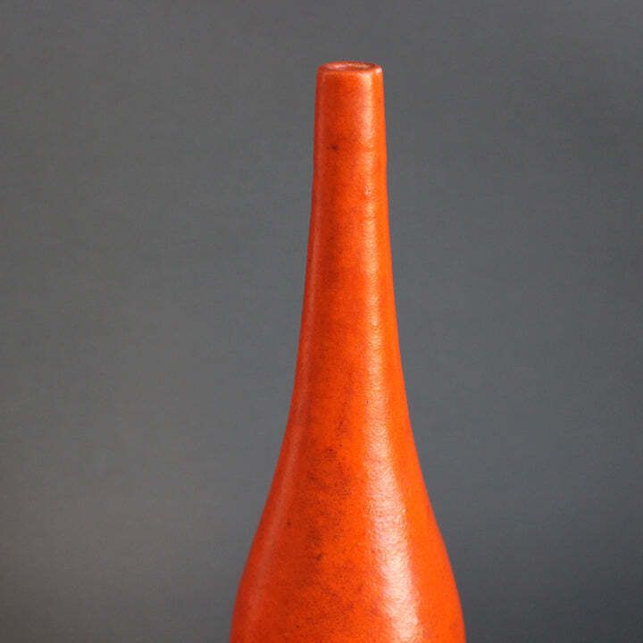 Home Decor Mid Century Italian Ceramic Vase By Guido Gambone (Circa 1950s) photo