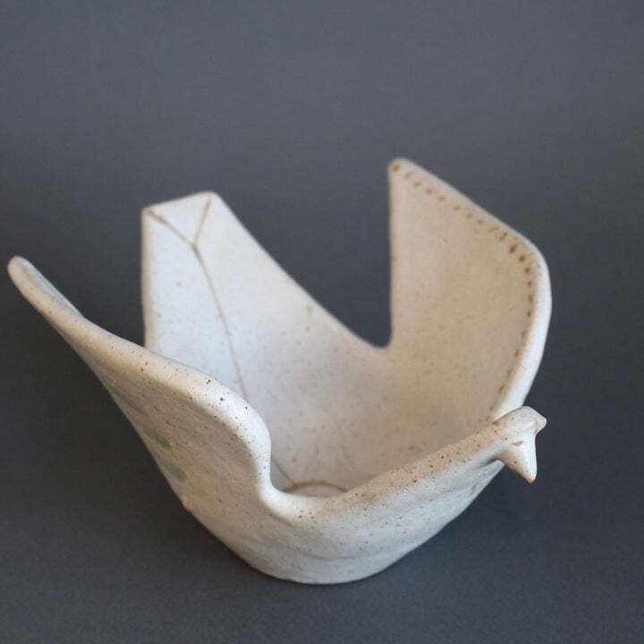 photo furniture Vintage Italian Ceramic Dove By Bruno Gambone (Circa 1970s)