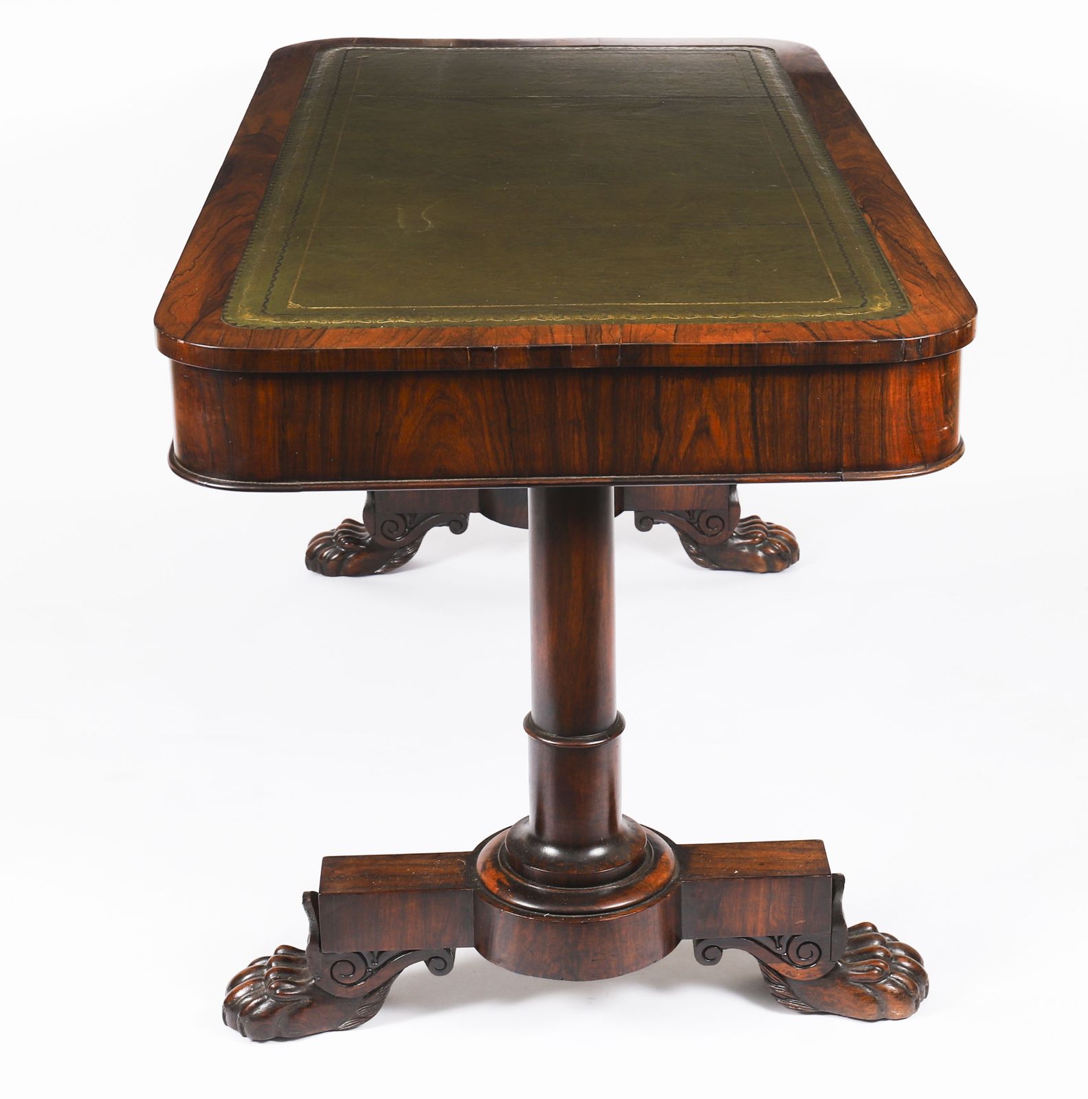 Antique William IV Gonçalo Alves Writing Desk 19th C photo 2350.0