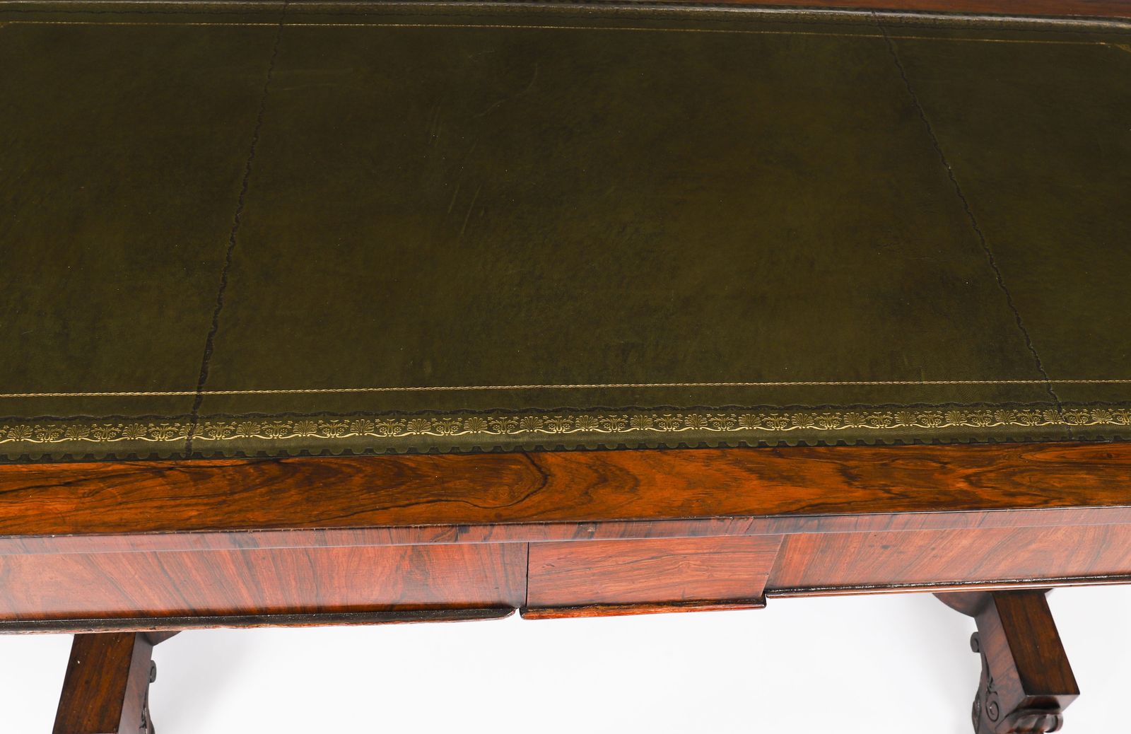 photo for sale Antique William IV Gonçalo Alves Writing Desk 19th C