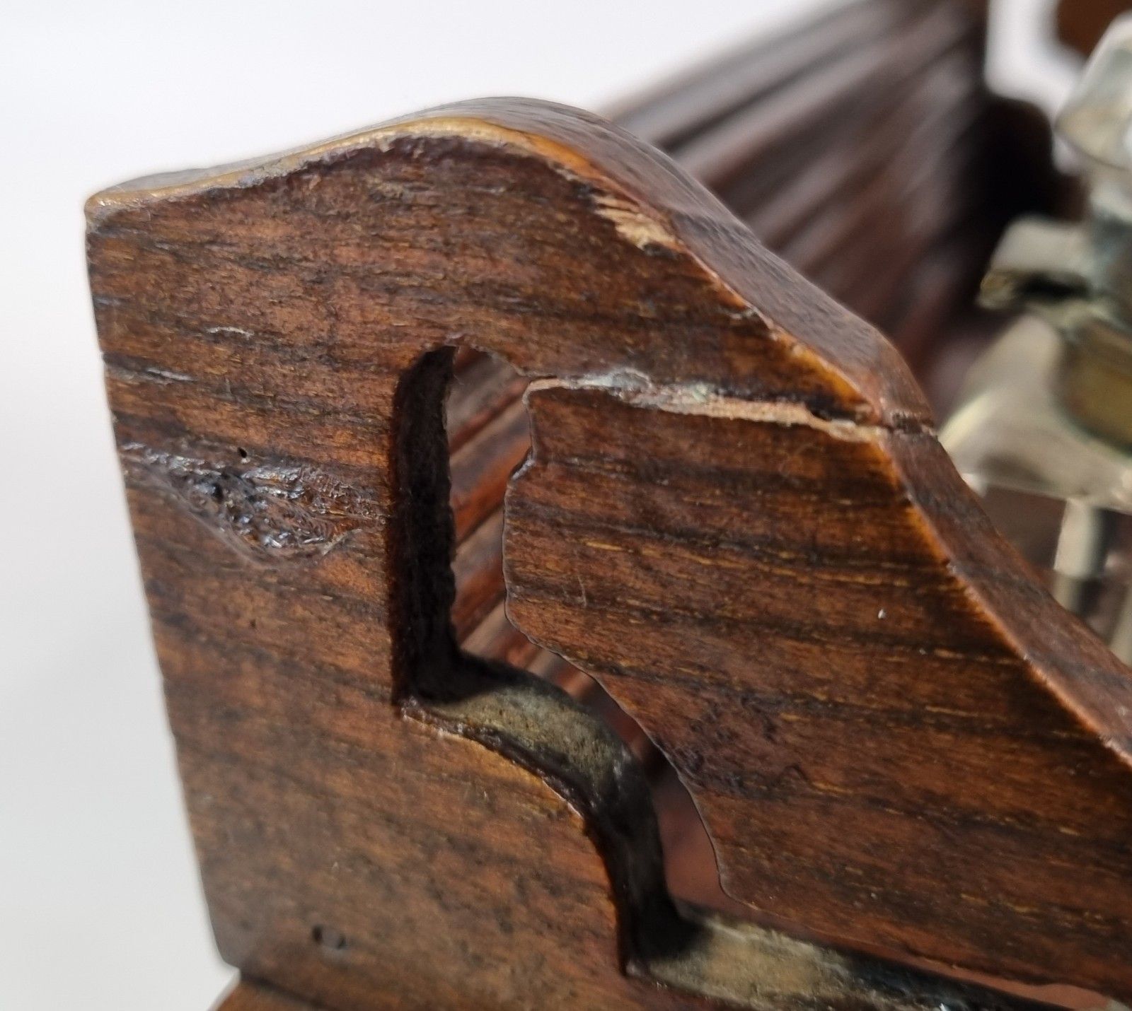 Antique Wooden Galleried Desk Tidy Glass Inkwells Drawer Stationary Stand Box photo vinterior