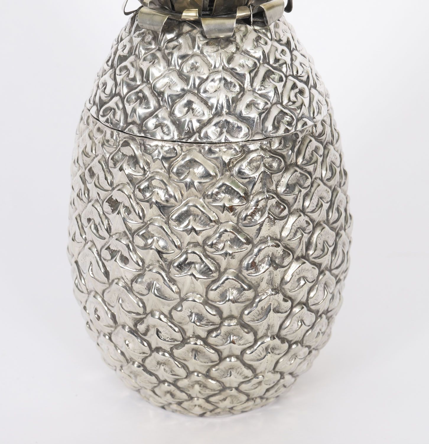 Vintage Wmf German Silver Plated Pineapple Ice Bucket Circa 1960 photo 550.0