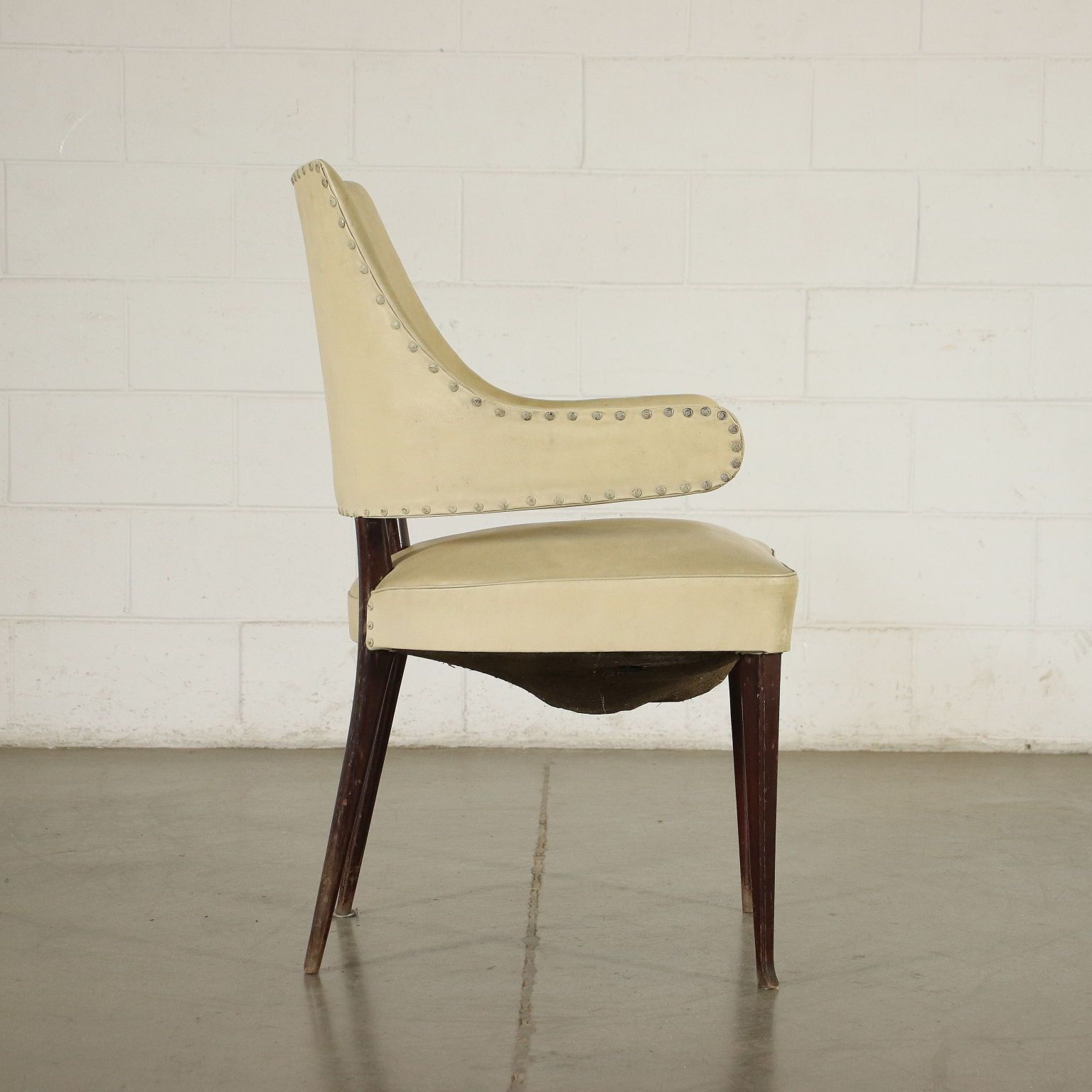 Chair Wood Italy 1950s photo for sale