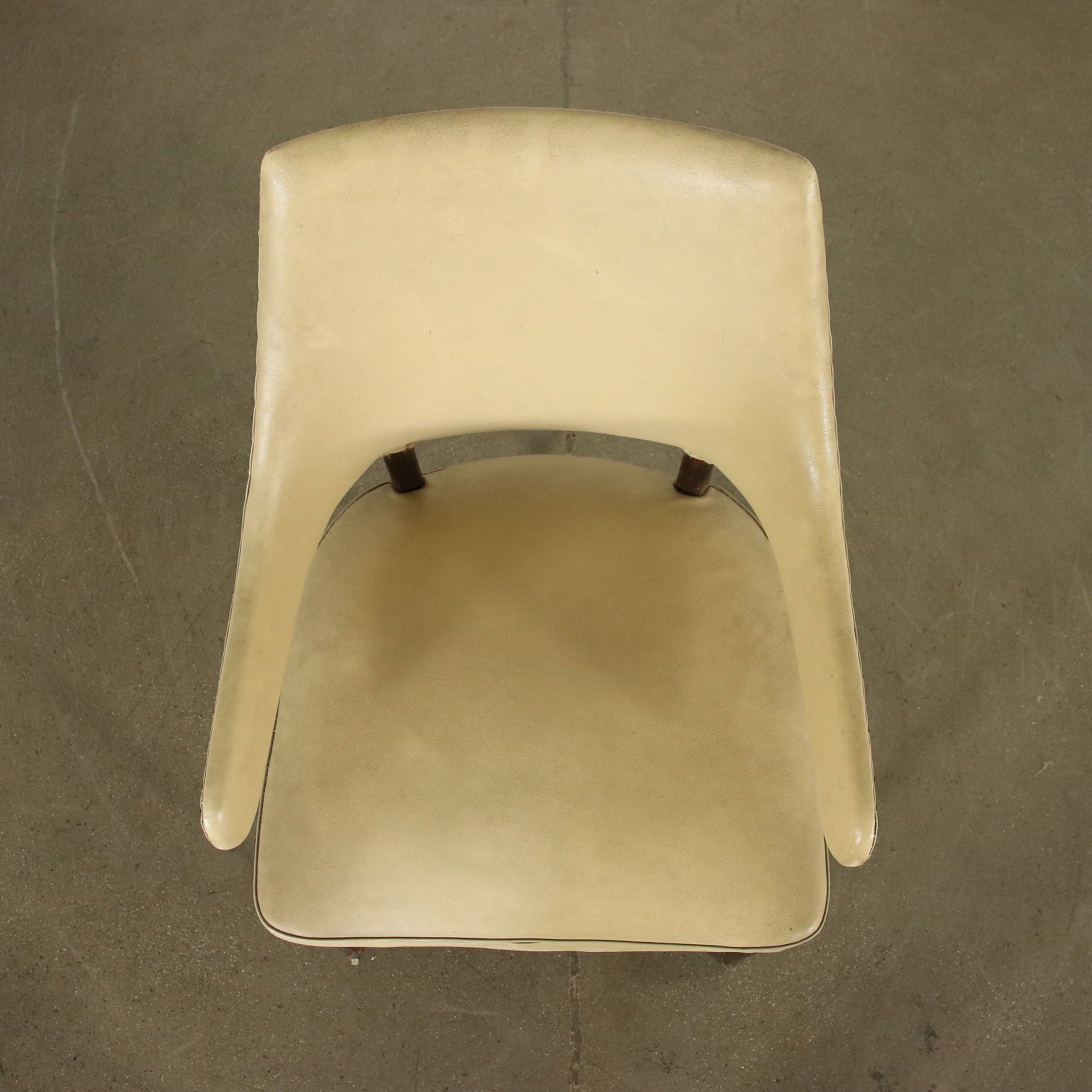 Chair Wood Italy 1950s photo vintage