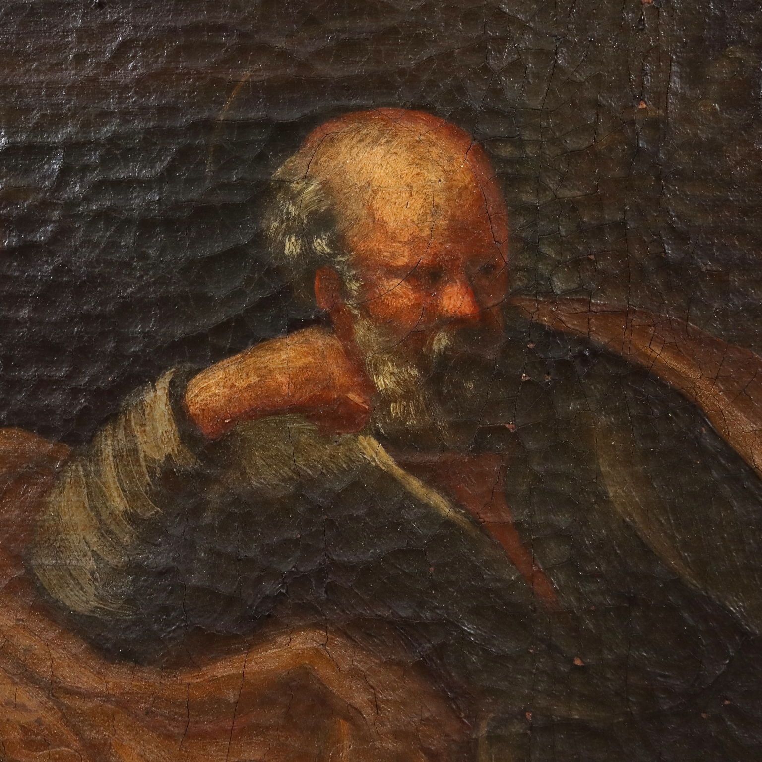 Rest On The Flight Into Egypt Oil On Canvas XVIII XIX Century photo 1990.0