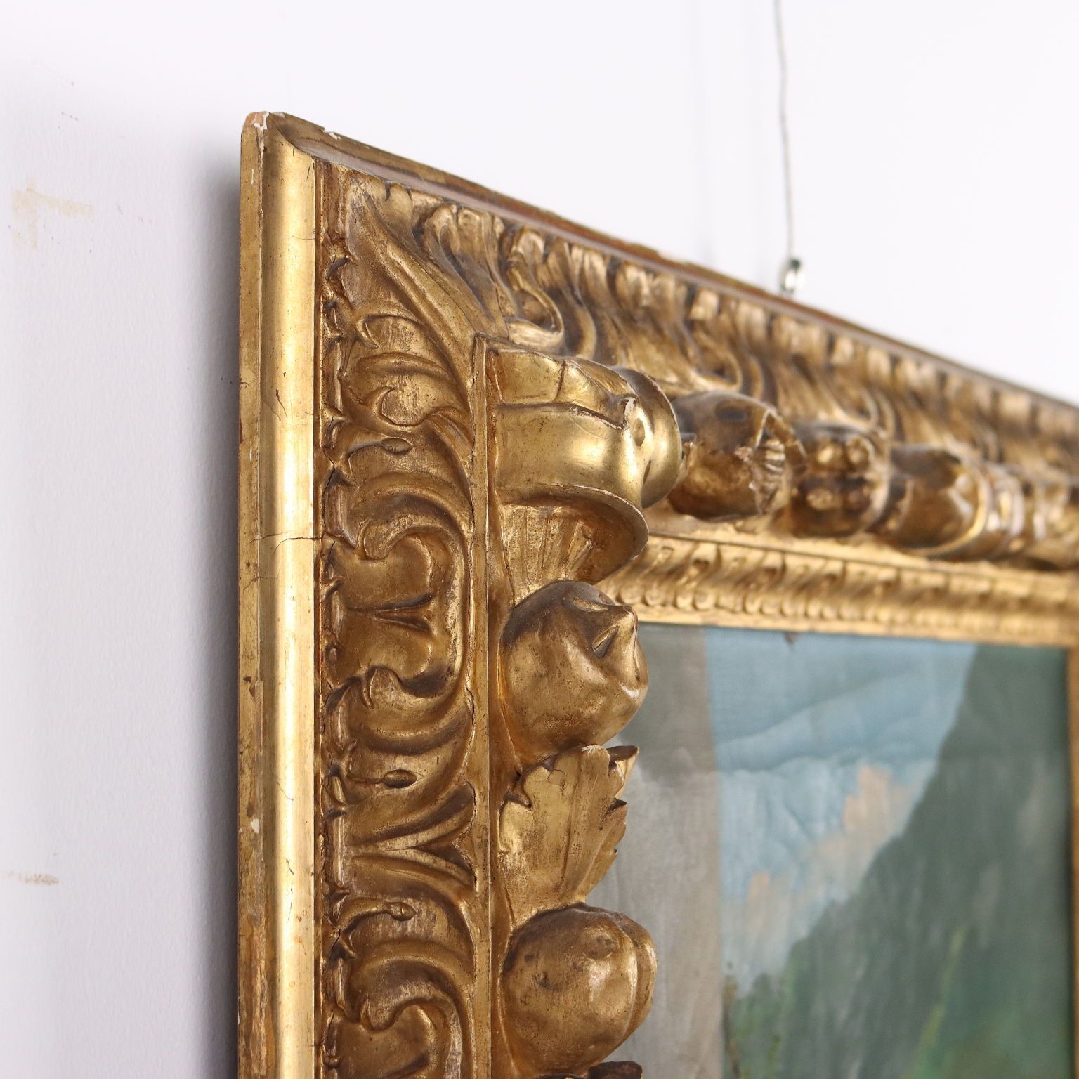 photo for sale Antique Painting Signed A. Brusomini Maccari XIX Century