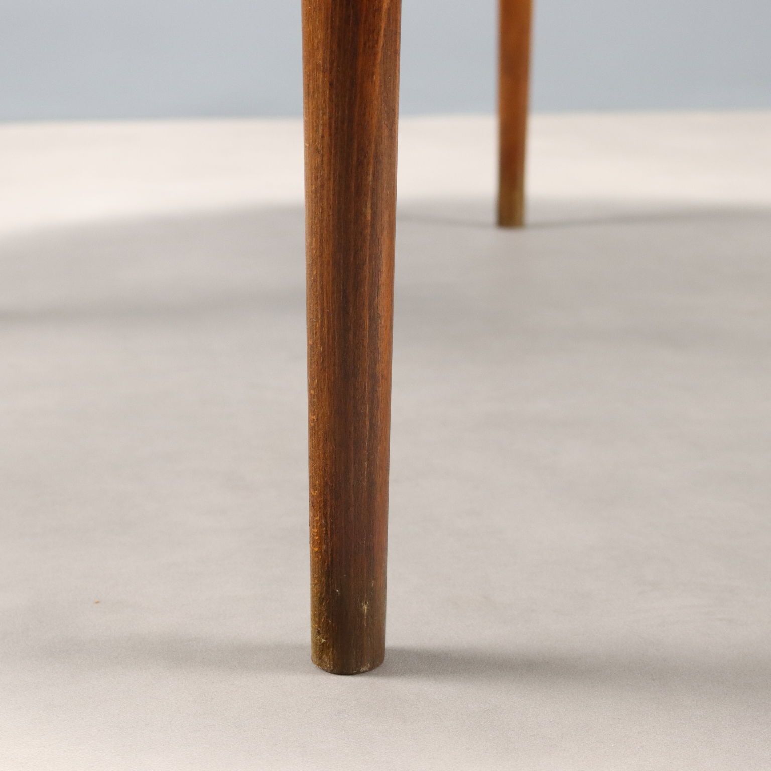 photo for sale Vintage Round Game Table Design Exotic Wood Italy 1960s