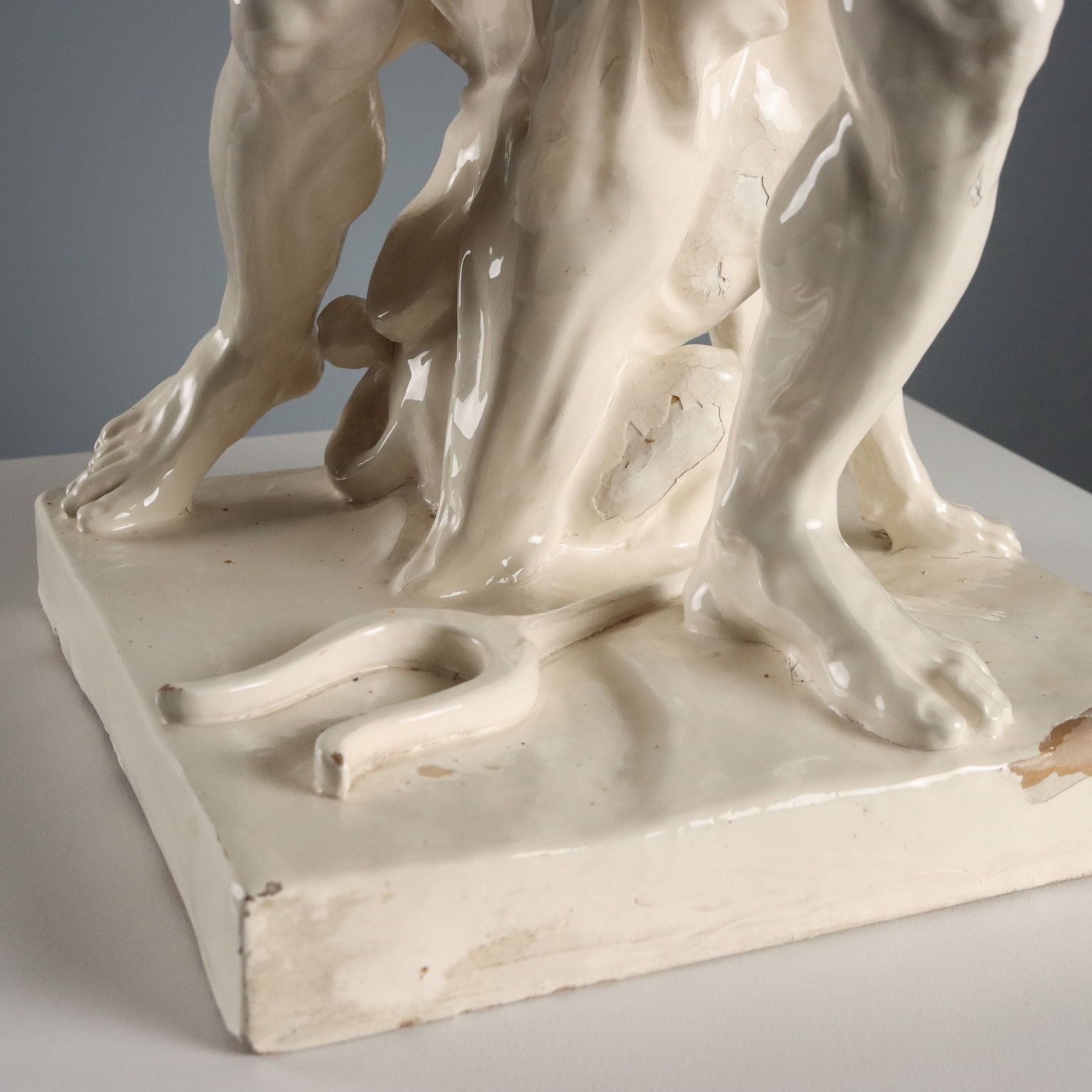 The Rape Of Proserpina Antique Sculpture Terracotta XIX Century photo vinterior