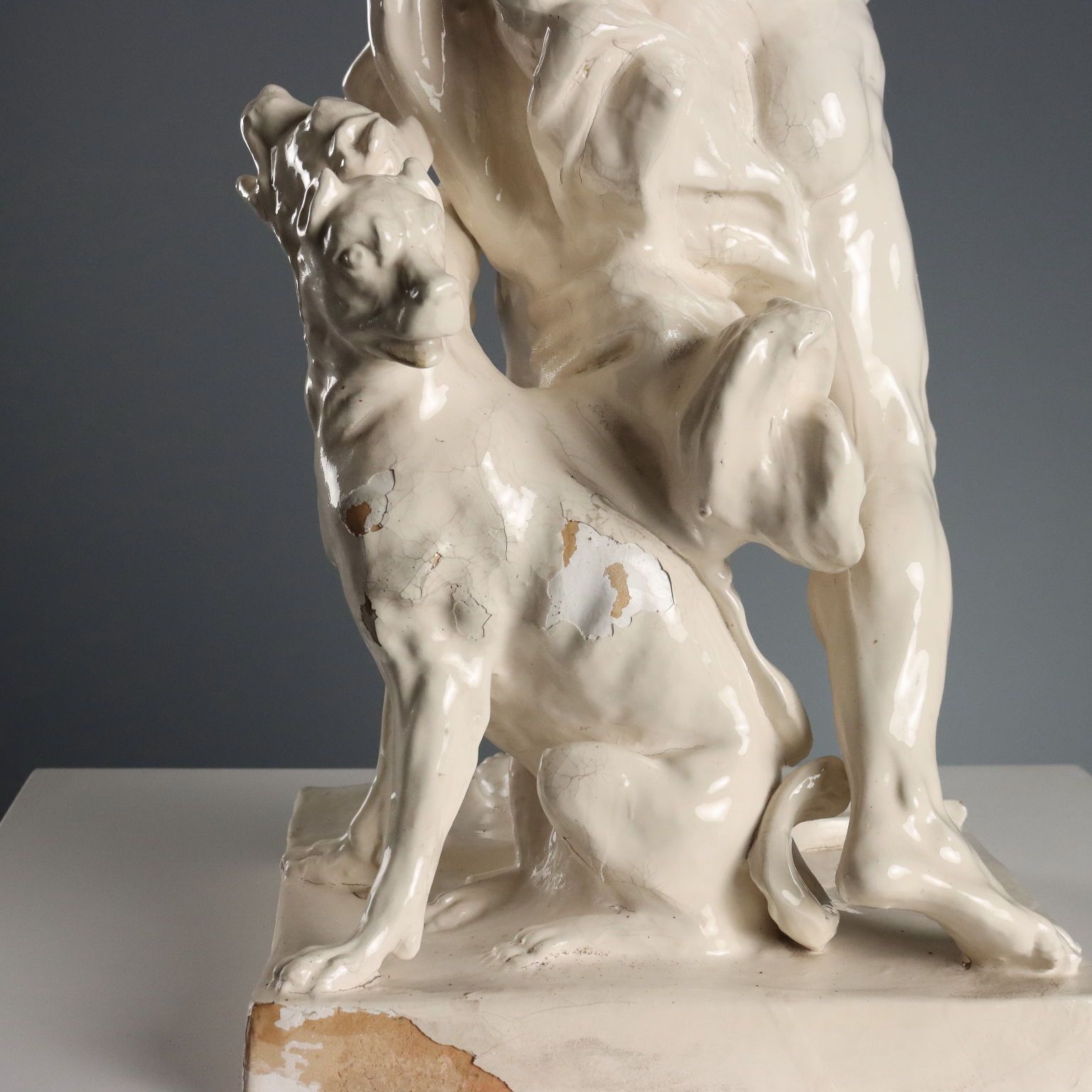 Art The Rape Of Proserpina Antique Sculpture Terracotta XIX Century photo