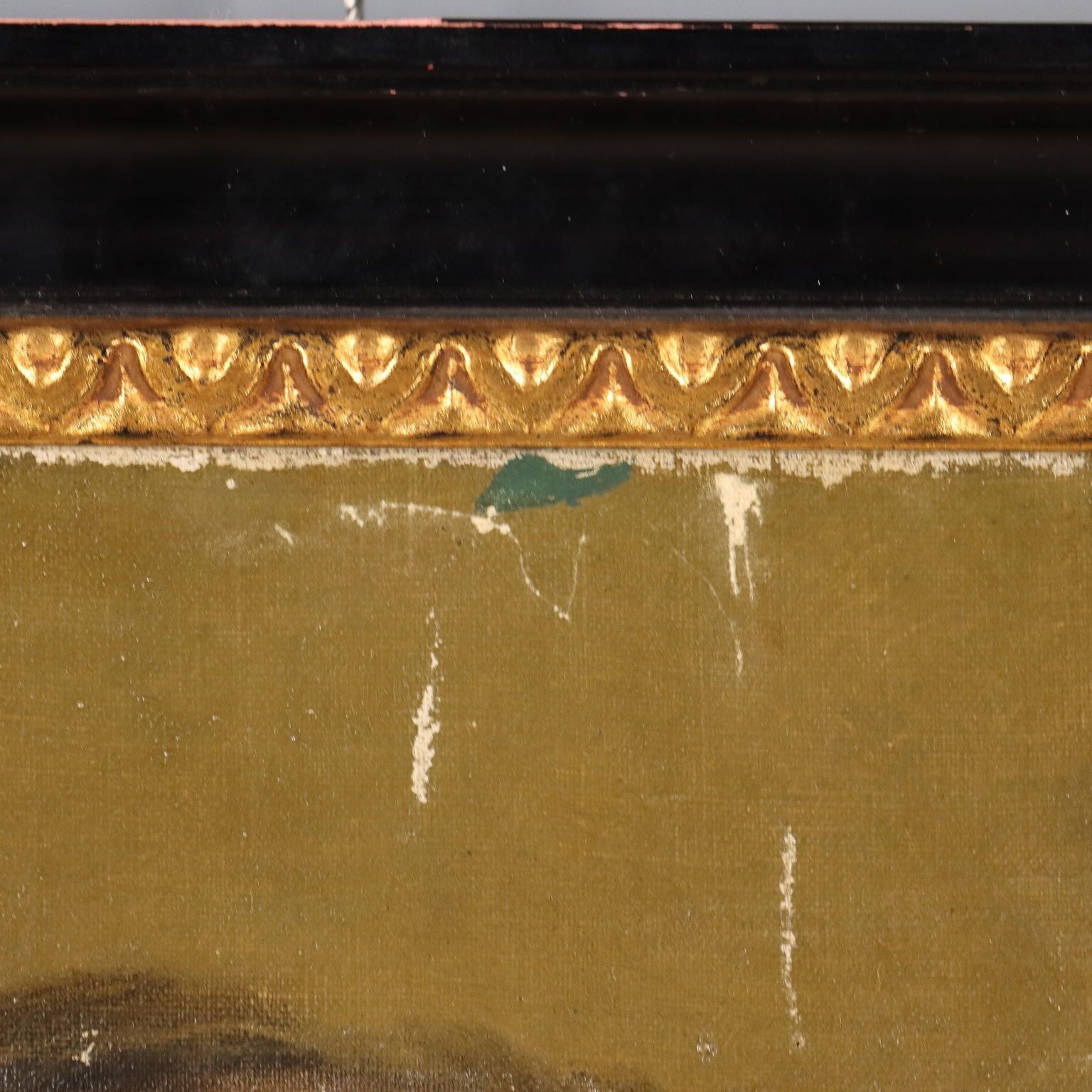 photo furniture Antique Painting Signed Germain Paget Oil On Canvas France 1848