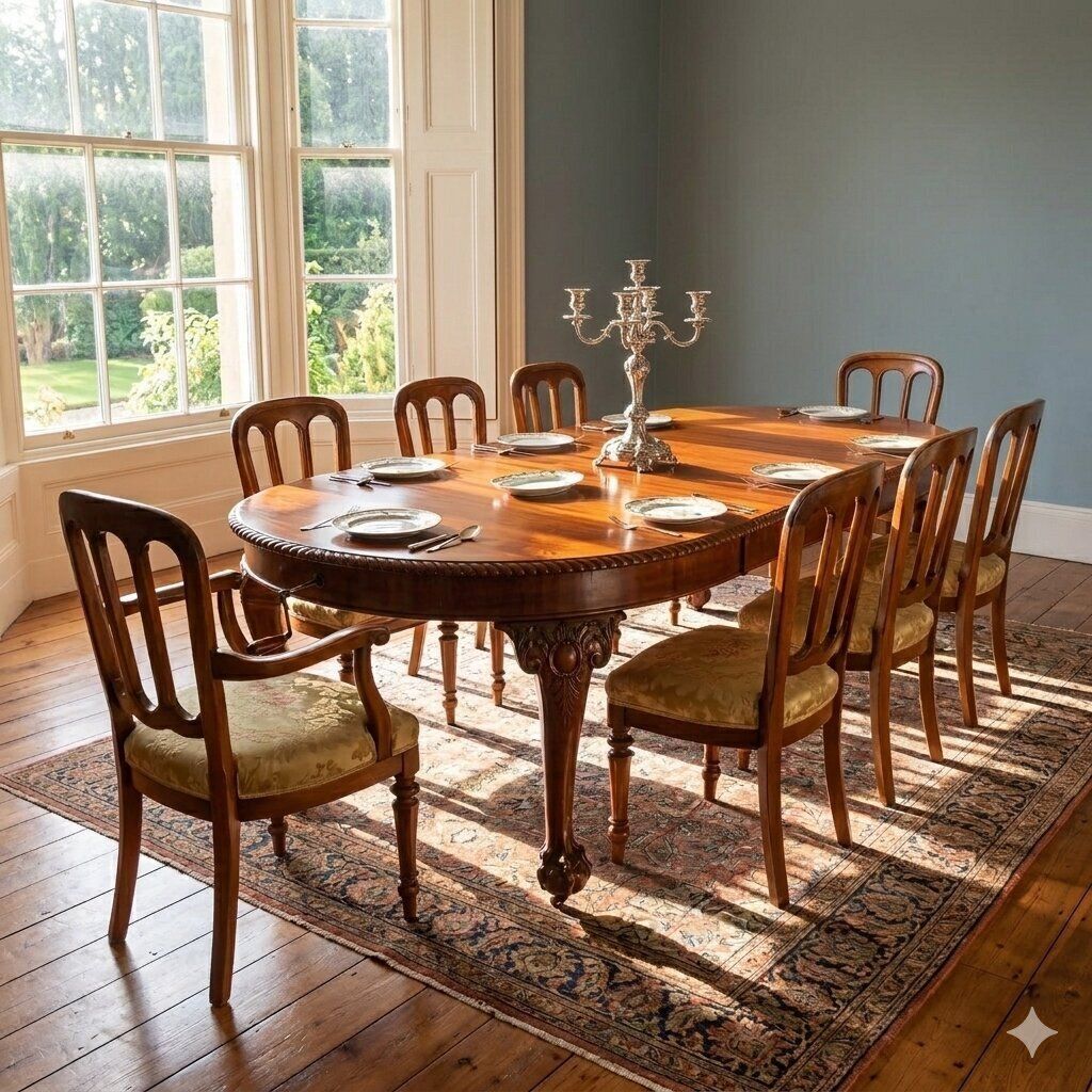 Antique Extendable Table Mahogany United Kingdom XIX Century photo furniture