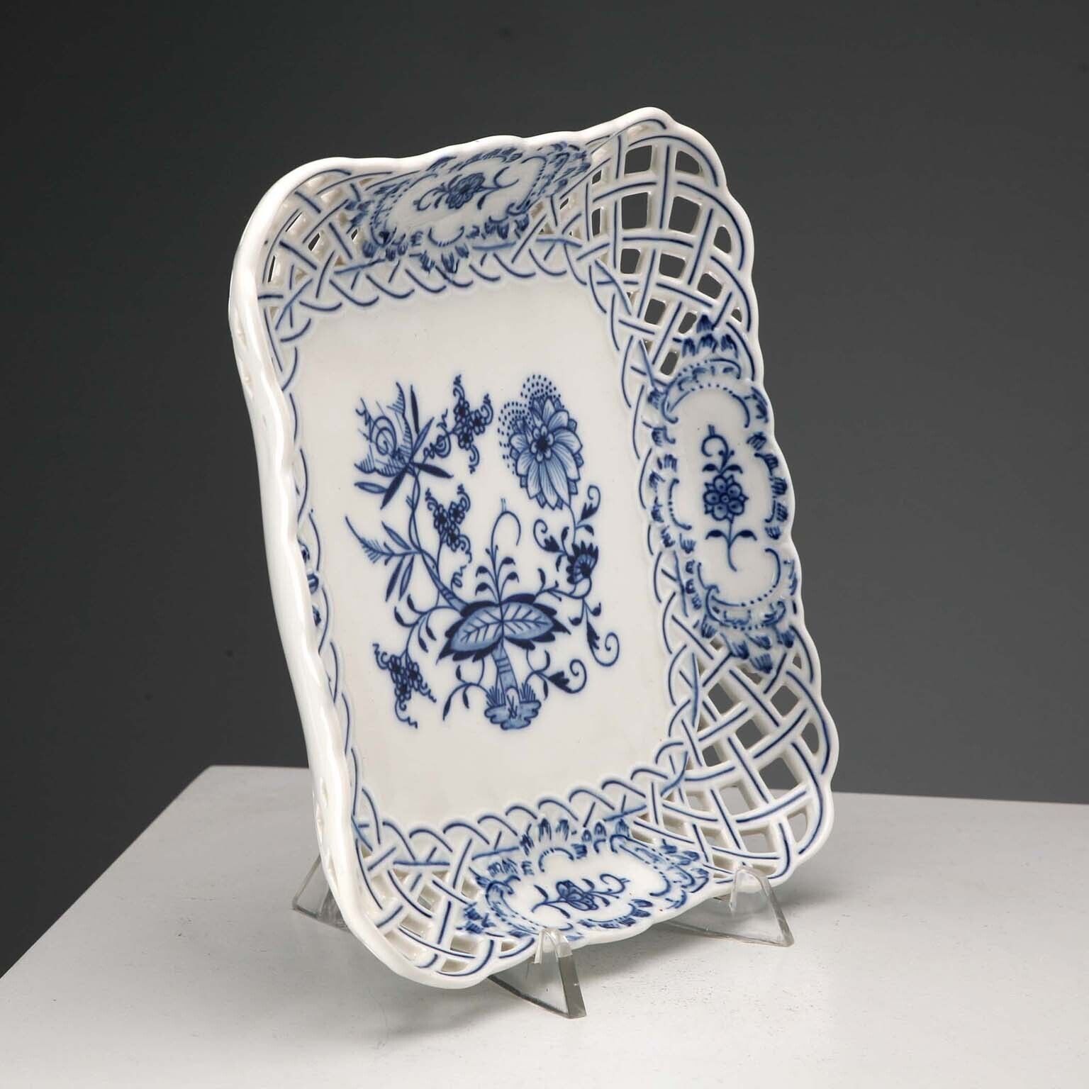 Antique Tray Porcelain Of Meissen Germany XX Century photo for sale