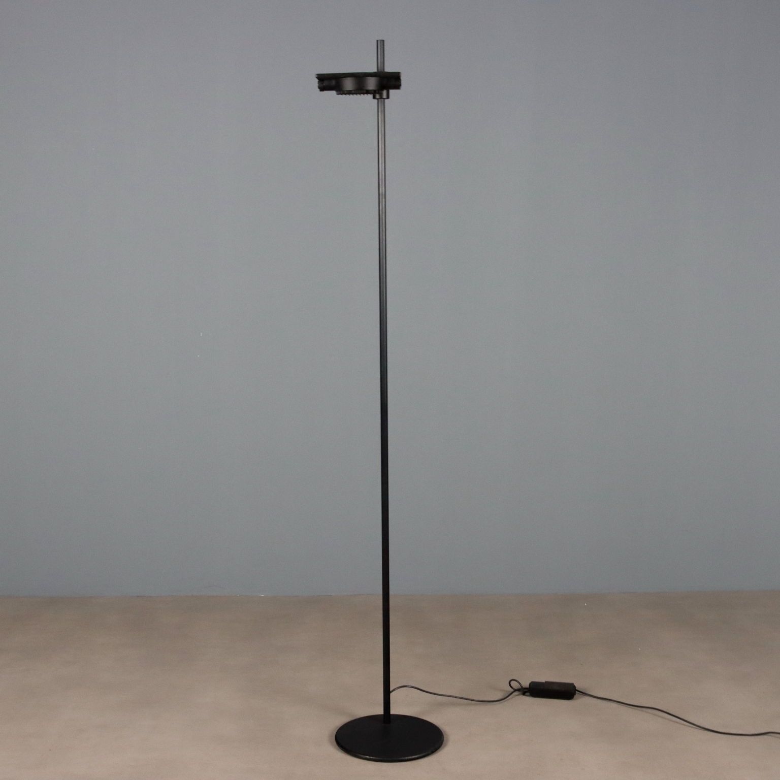Vintage Floor Lamp Lacquered Metal Design Italy 1980s photo vinterior