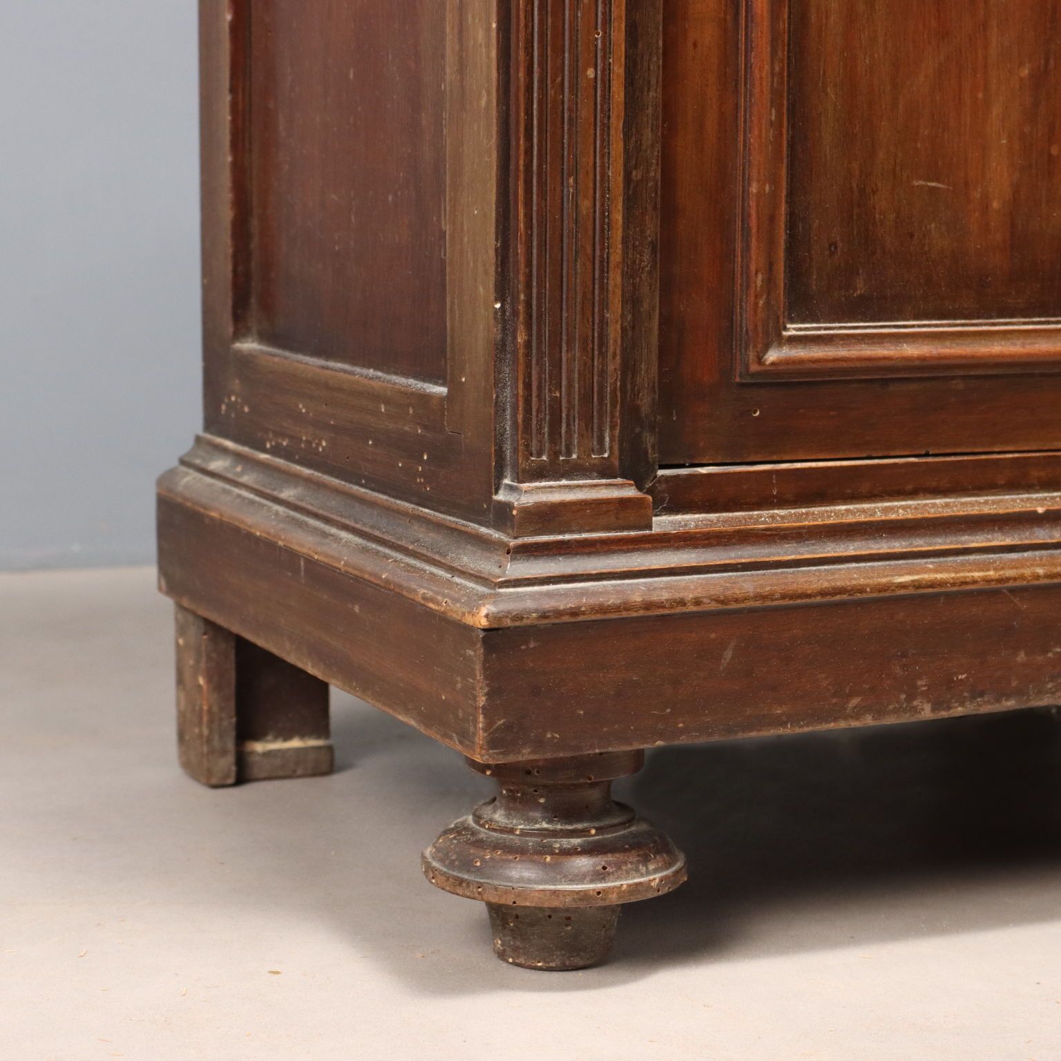 Furniture Bedside Tables Neo Renaissance Walnut Italy XX Century photo