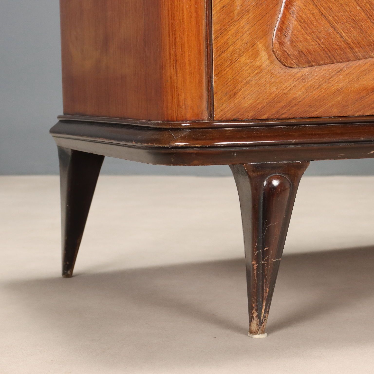 photo for sale Vintage Buffet Cabinet Exotic Woods Design 1950s