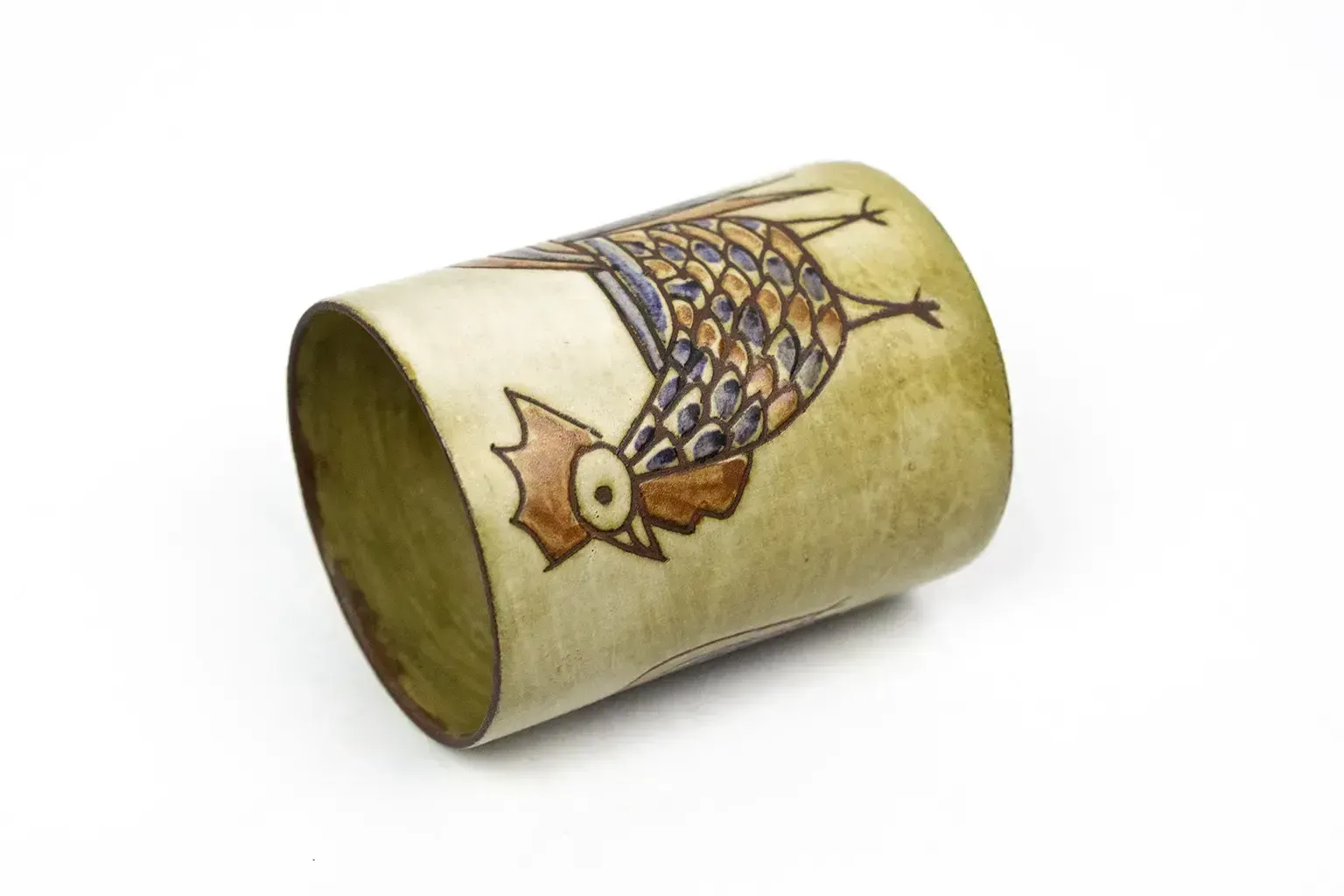 Pencil Holder With Stylized Rooster — Olivier Pettit — France, 1950s 1970s photo buy