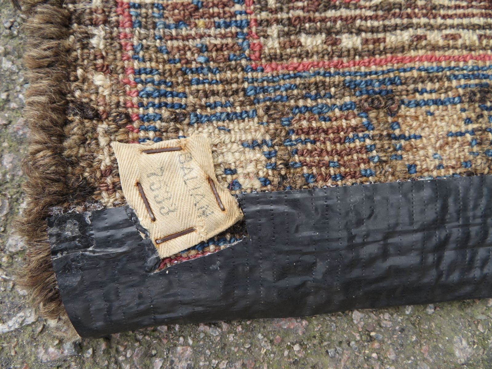 photo buy Antique Kurdish Tribal Rug. 206cm X 117cm.