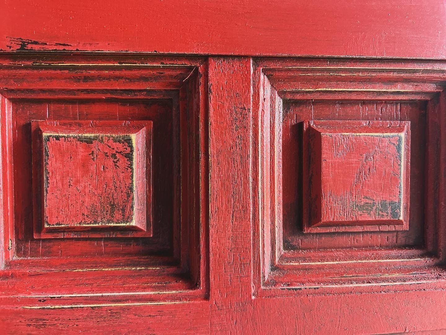 Antique Red Sideboard, 1800s photo 1250.0
