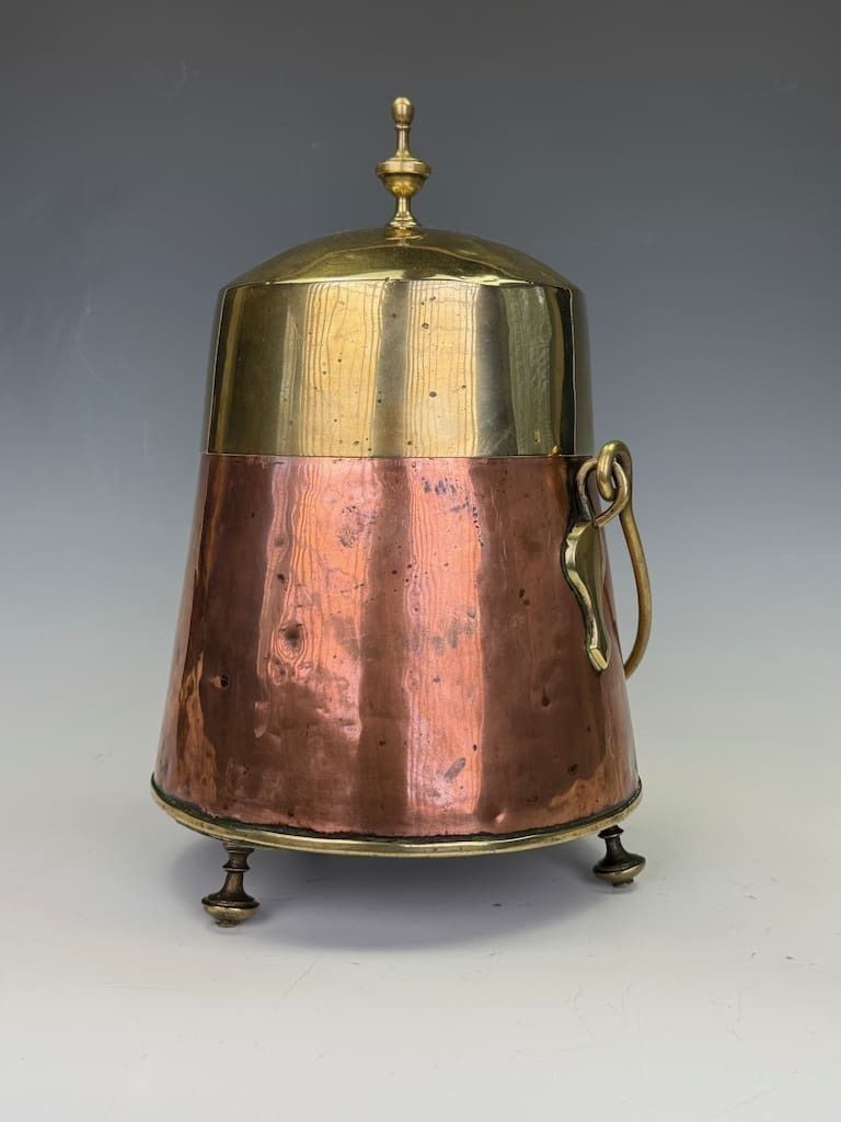 19th Century Dutch Copper And Brass 'Doofpot' (Ember Pot)