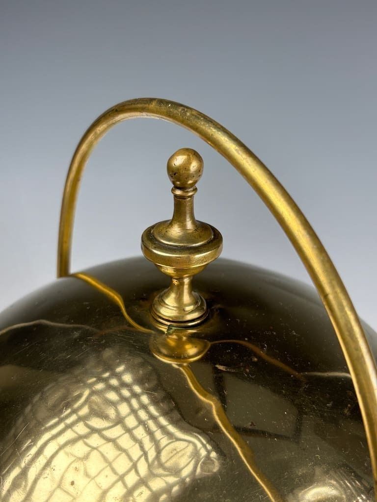 19th Century Dutch Copper And Brass 'Doofpot' (Ember Pot) photo buy