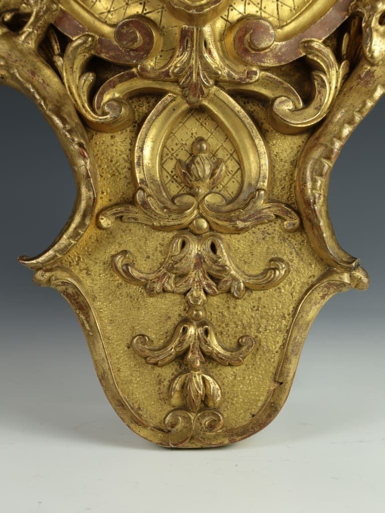 photo buy Exquisite Renaissance Revival Giltwood Griffin Bracket Shelf