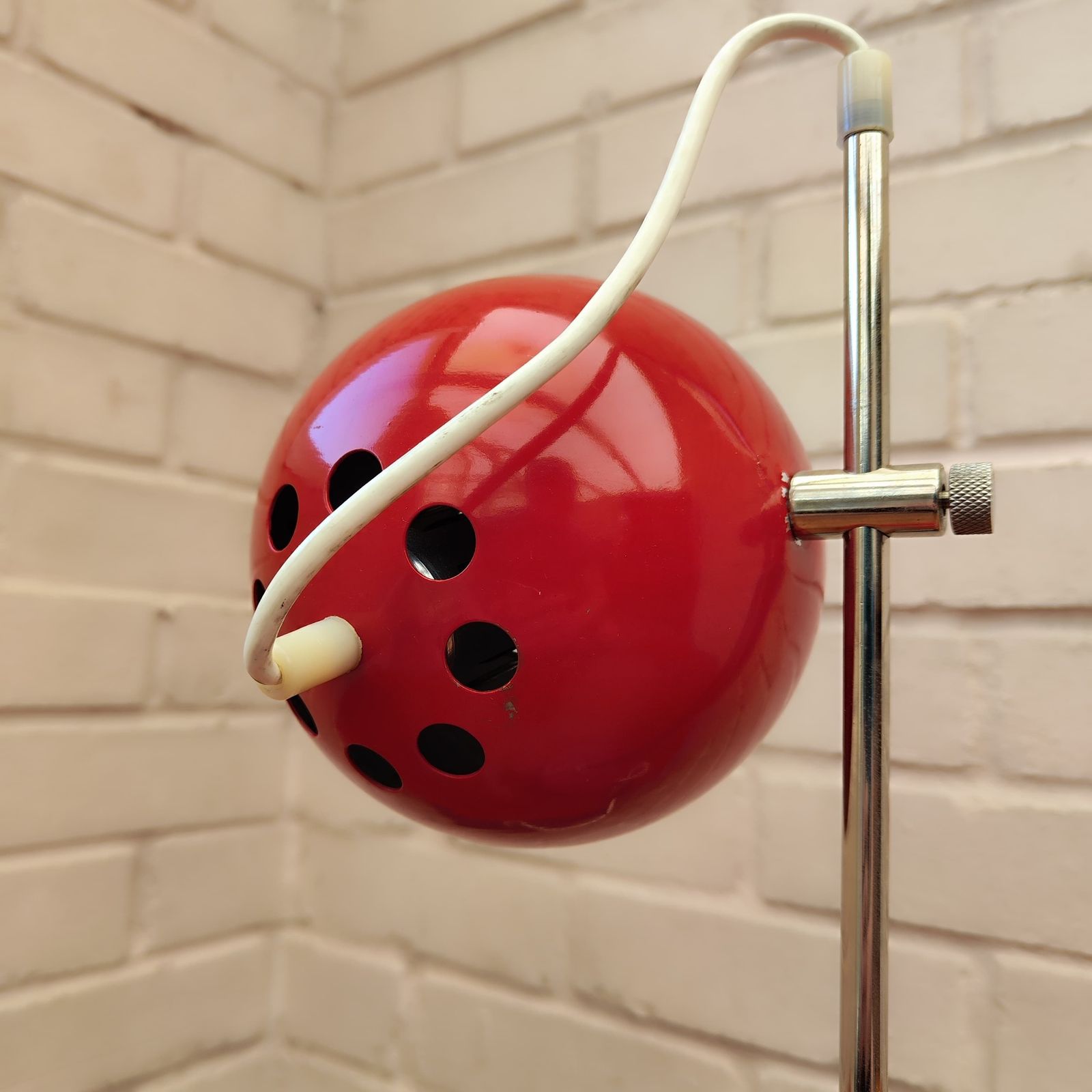 Hungarian Space Age Eyeball Desk Lamp By Elektrofém, 1970s photo 269.0