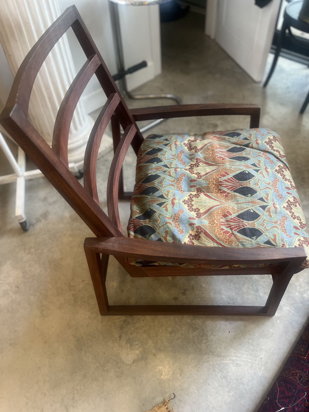 Danish Rosewood Open Frame Capella Style Easy Chairs photo vinterior