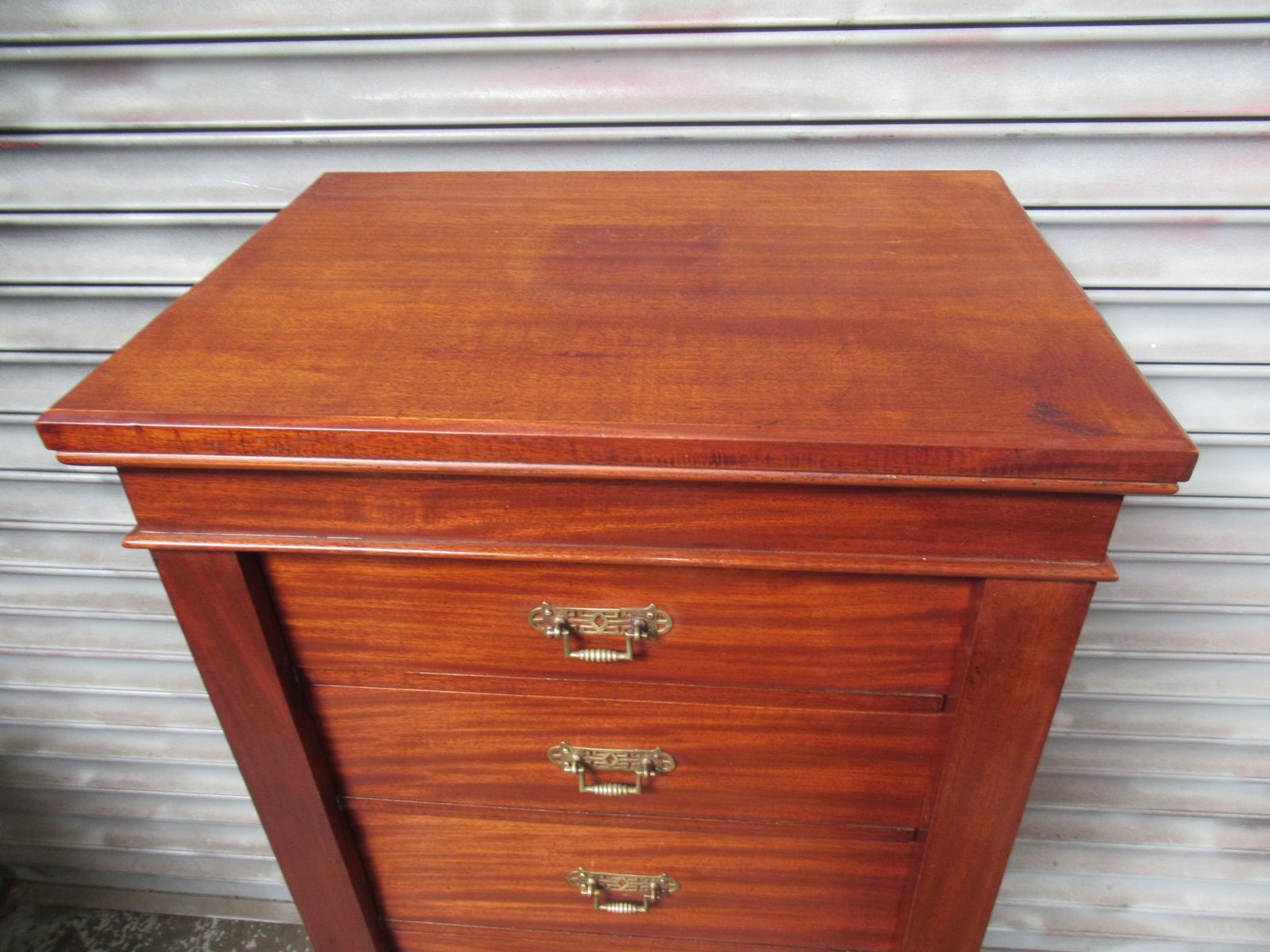 Victorian Period Mahogany Wellington   Chest Of Drawers photo 475.0