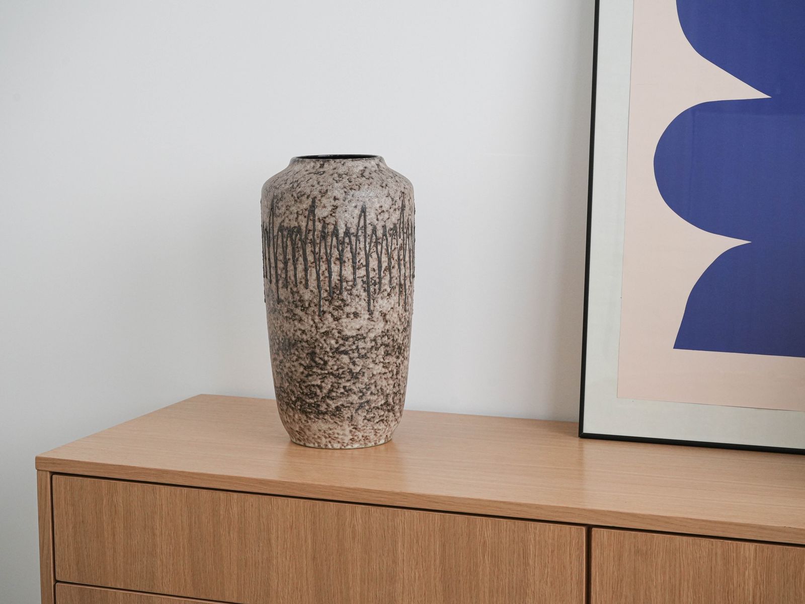 Ceramic Vase, German Design, 1960s, Manufactured In West Germany photo furniture