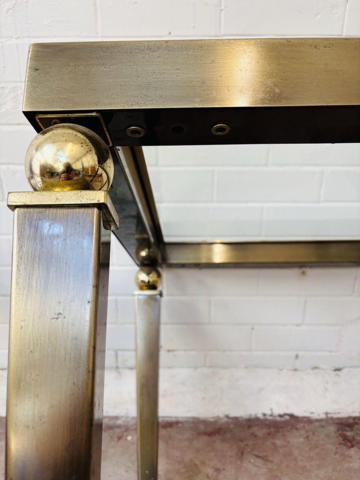 A Fantastic Pair Of Belgo Chrome 1970’s Chrome Side Tables. photo vinterior
