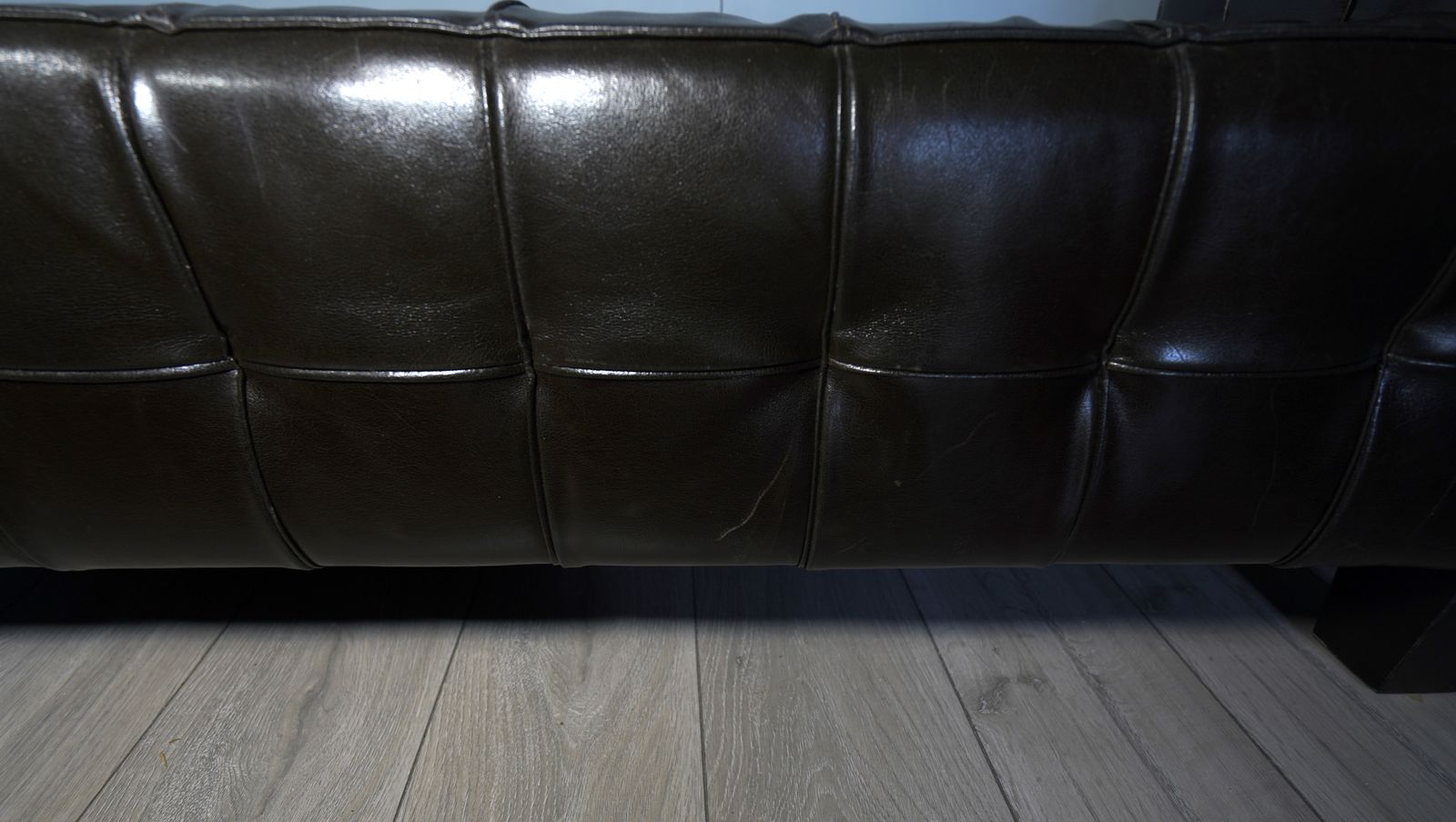Leather Window Seat By Stone International photo vintage