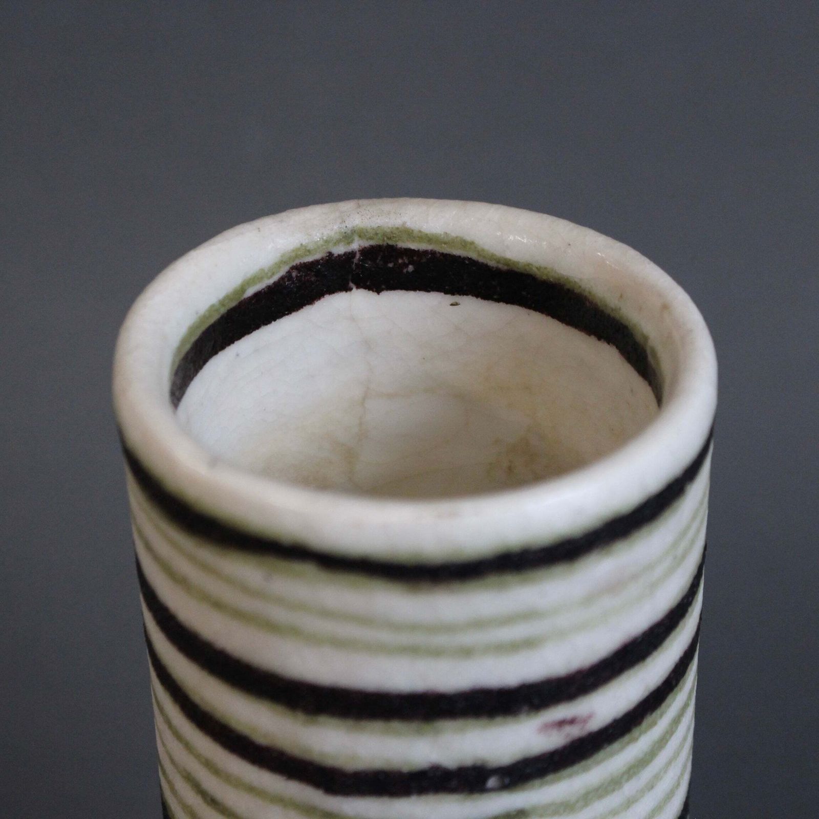 1837.0 Mid Century Italian Decorative Vase By Guido Gambone (Circa 1950s) photo