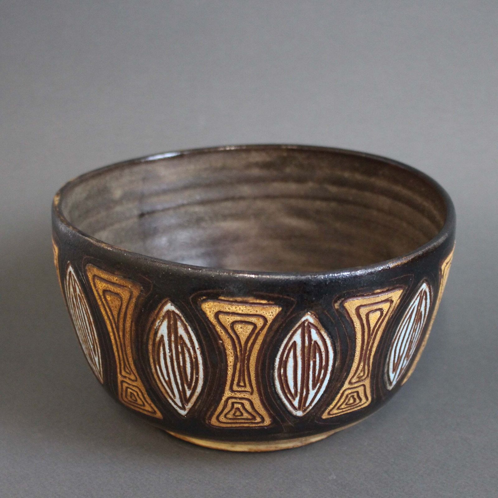 Vintage French Ceramic Bowl By Alexandre Kostanda (Circa 1960s) photo 715.0