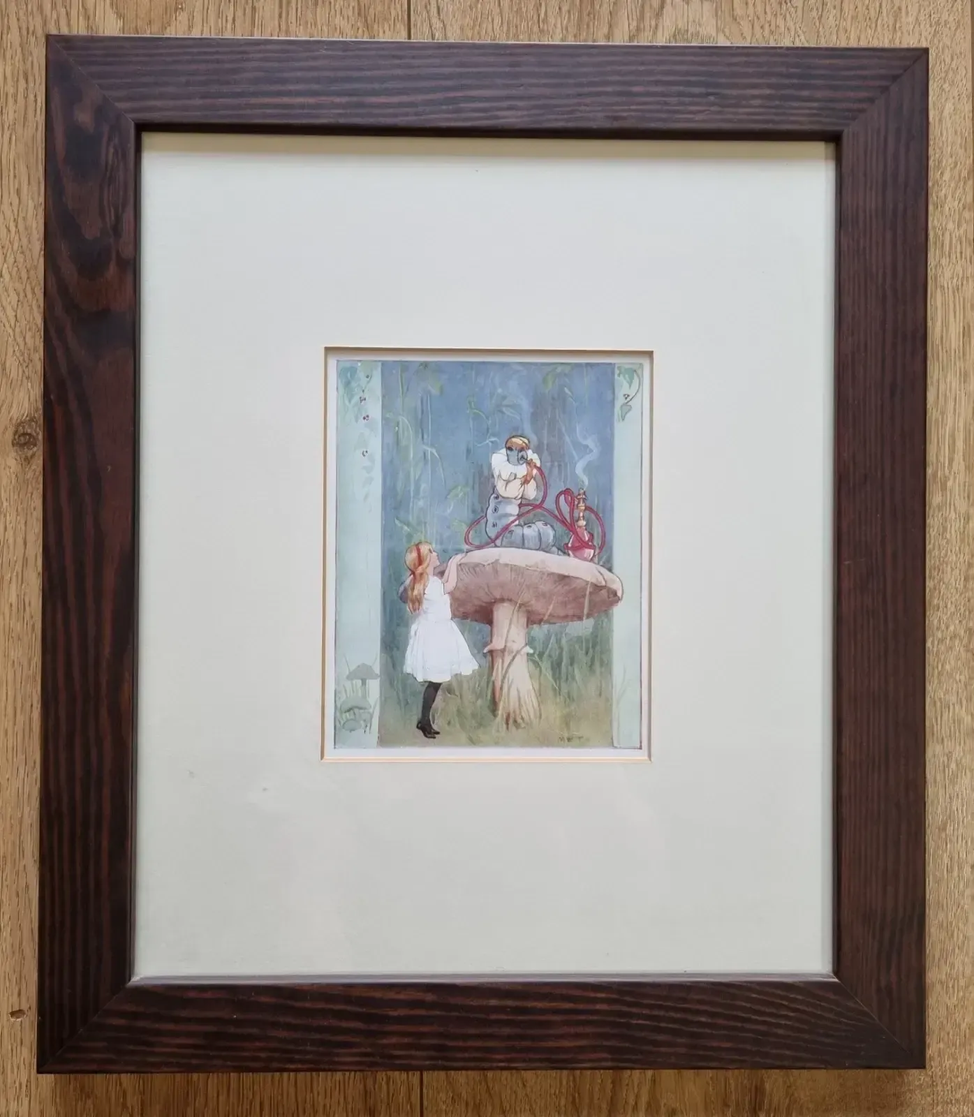 Set Of 5 Margaret Tarrant Alice In Wonderland Prints Professionally Framed photo furniture