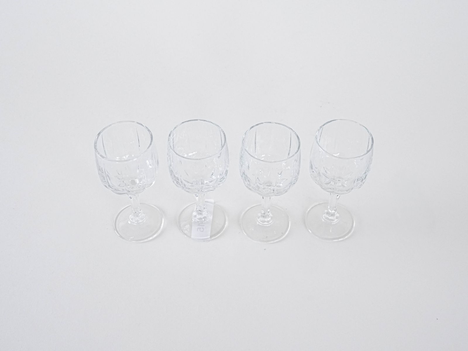 Set Of Four Glasses, Danish Design, 1970s, Manufactured In Denmark photo 259.0