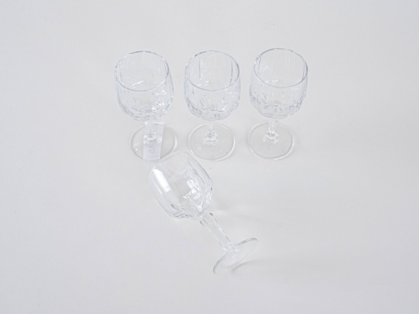 Set Of Four Glasses, Danish Design, 1970s, Manufactured In Denmark photo vinterior