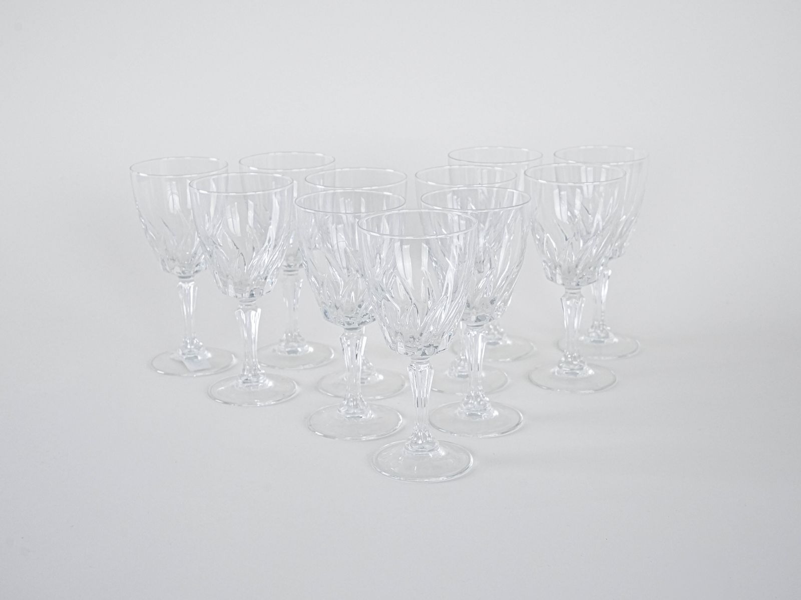 Set Of Crystal Glasses, Danish Design, 1970s, Manufactured In Denmark photo Home Decor