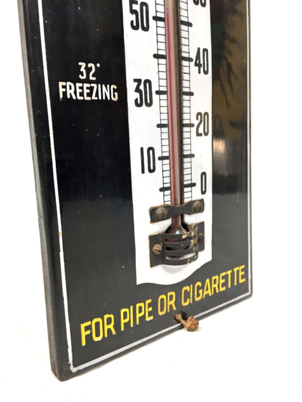 Antique Advertising Nosegay Tobacco Wall Hanging Thermometer Plaque Enamel Sign photo vinterior