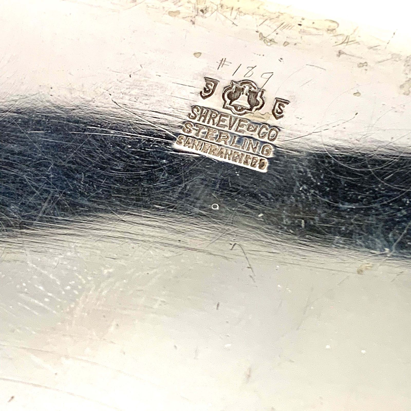 Shreve & Co San Francisco Victorian Sterling Silver Jewelry Casket photo vinterior