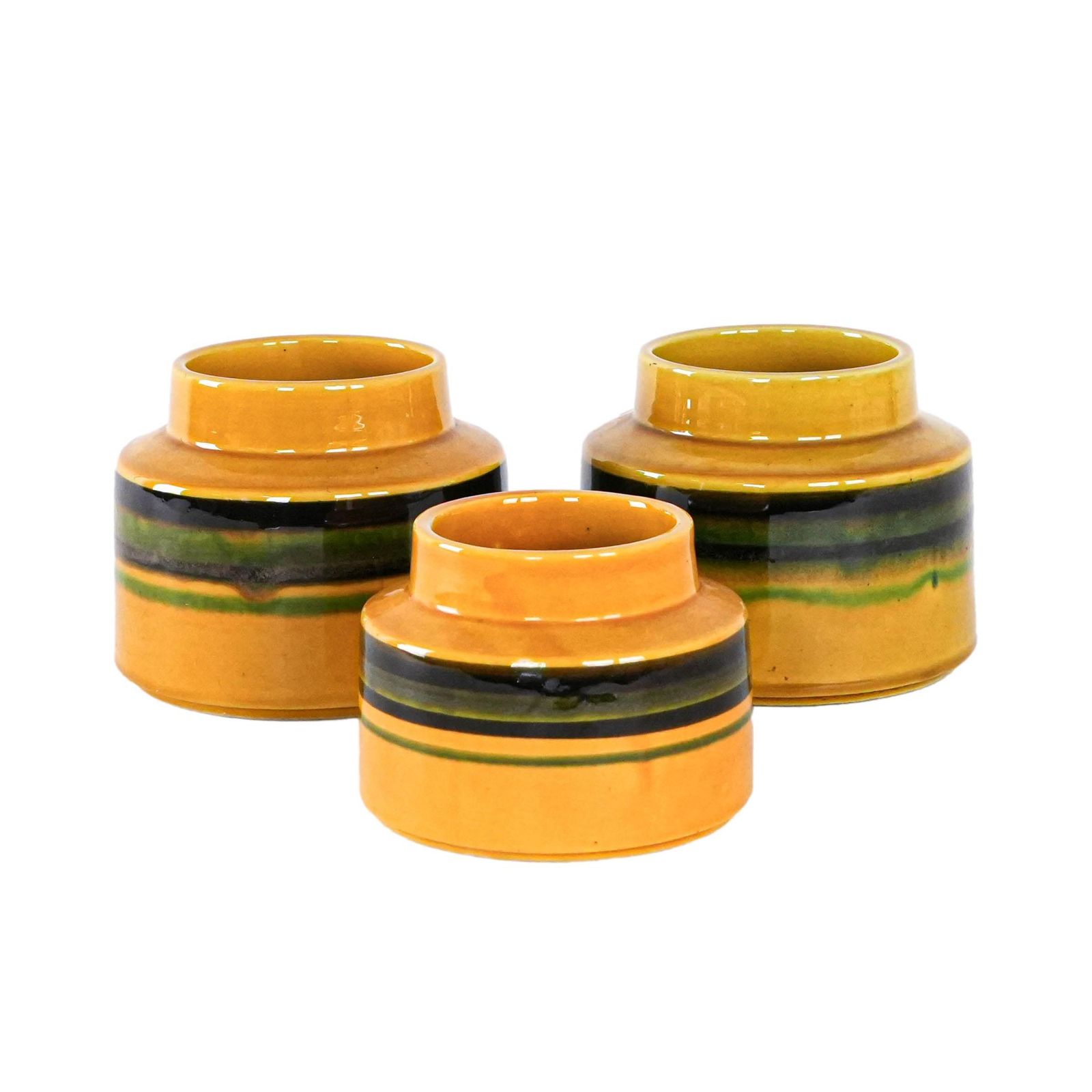 Set Of Ceramic Vases, Italian Design, 1960s, Manufactured In Italy