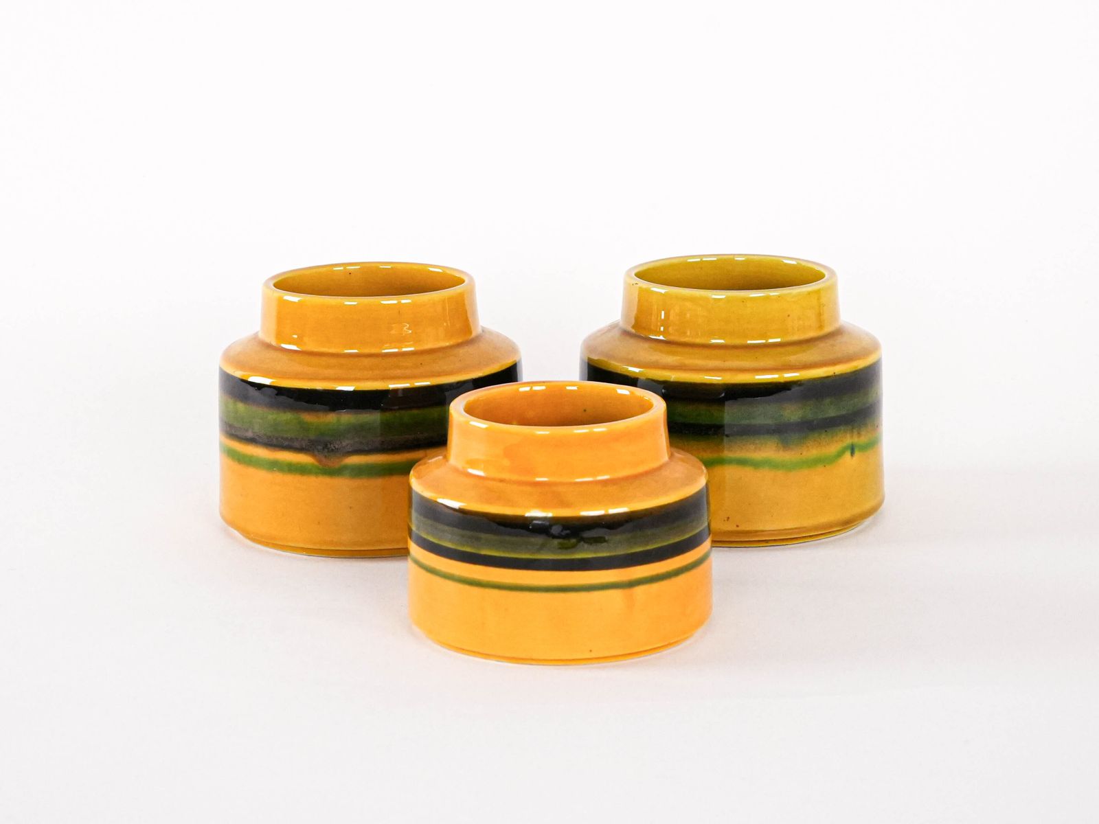 Set Of Ceramic Vases, Italian Design, 1960s, Manufactured In Italy photo Home Decor