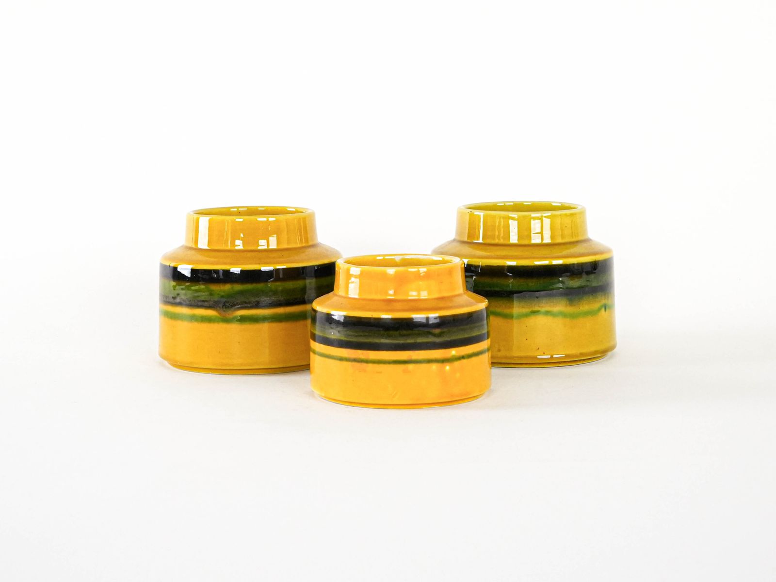 Set Of Ceramic Vases, Italian Design, 1960s, Manufactured In Italy photo vintage