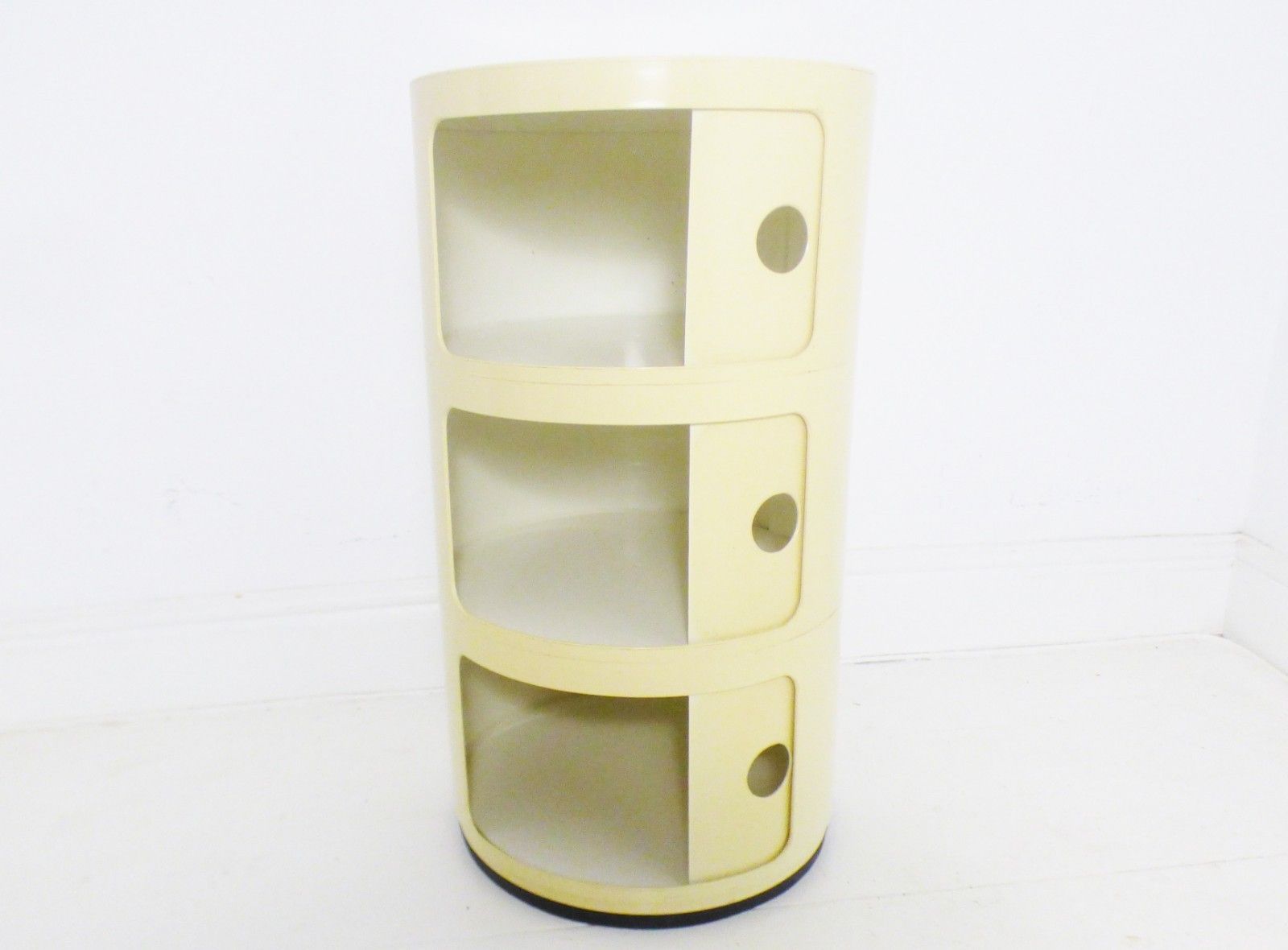 Stunning Pair Of Vintage Anna Castelli Kartell Italian Side Tables Cabinets photo Furniture