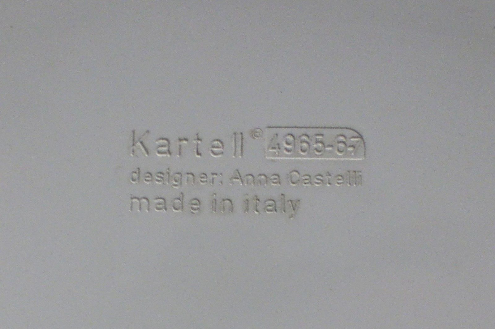 Stunning Pair Of Vintage Anna Castelli Kartell Italian Side Tables Cabinets photo buy