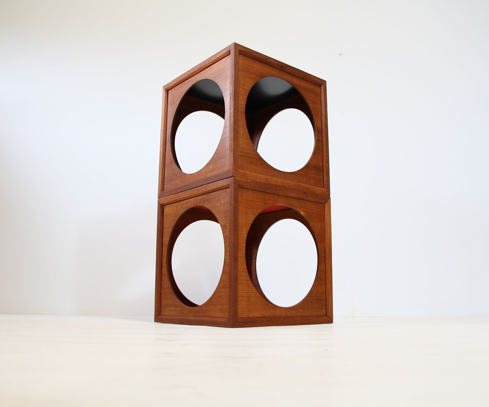 photo for sale Vintage Japanese Hako Tables By Yoshiteru Hara Teak 1967