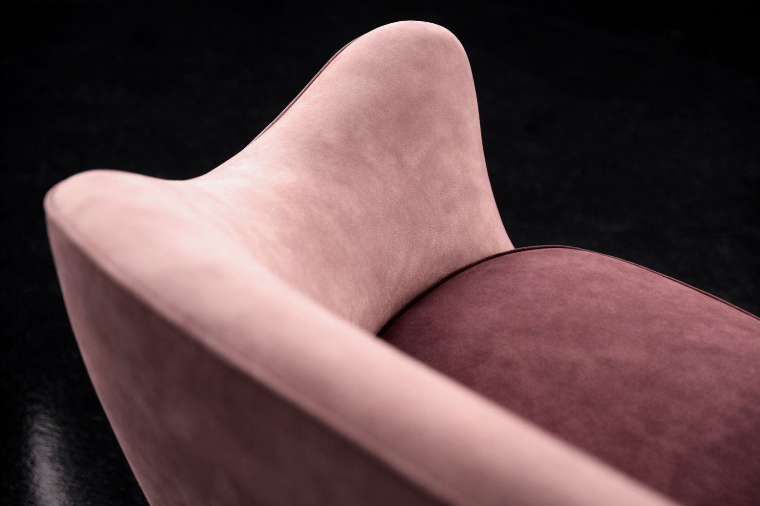 22708.0 Mid Century Modern Space Age Velour Lounge Set From Paged, 1972, Set Of 3 photo