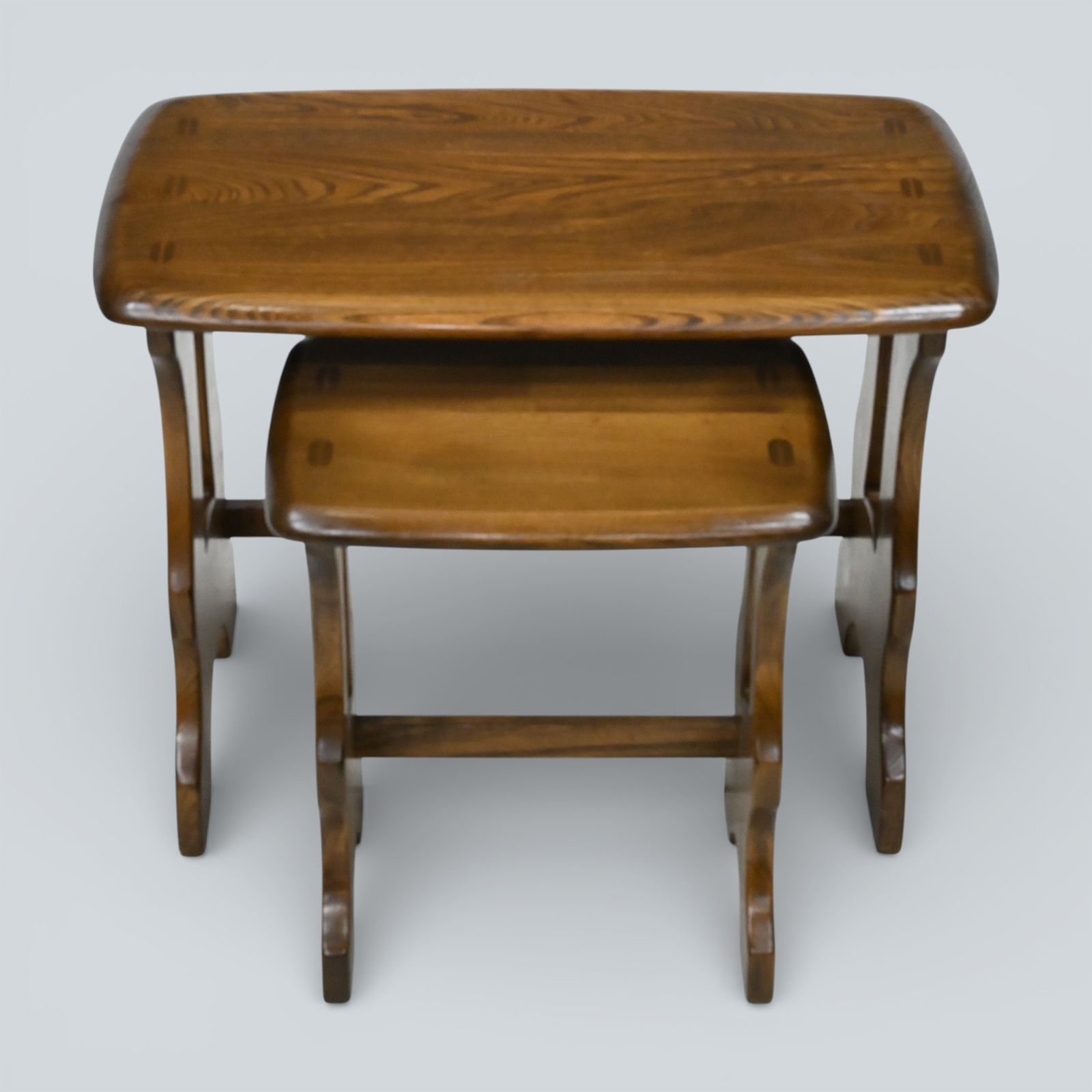 Ercol Nest Of Tables 2 Windsor In Golden Dawn Free Uk Delivery* photo furniture