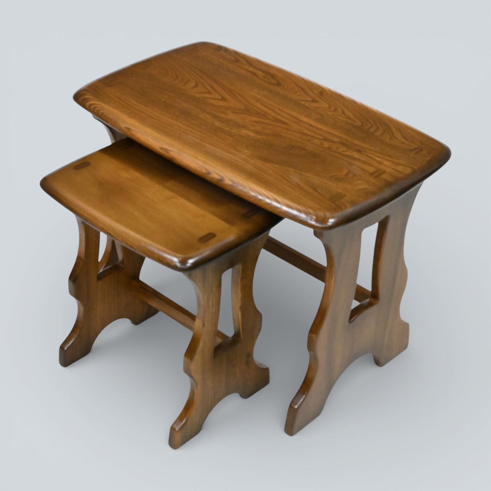 Ercol Nest Of Tables 2 Windsor In Golden Dawn Free Uk Delivery* photo for sale