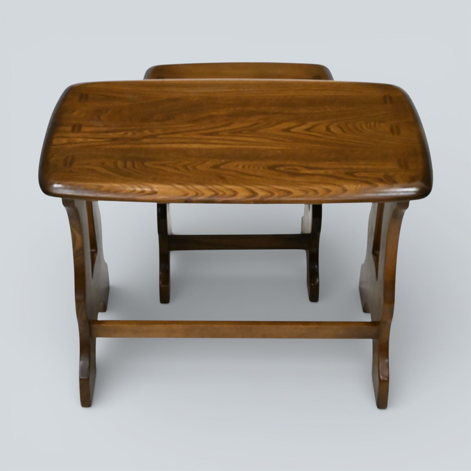 Ercol Nest Of Tables 2 Windsor In Golden Dawn Free Uk Delivery* photo vinterior