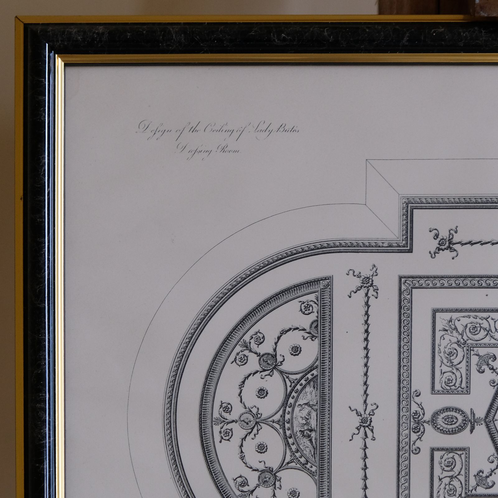Design Of The Ceiling In Lady Bute's Dressing Room, After Robert Adam photo for sale